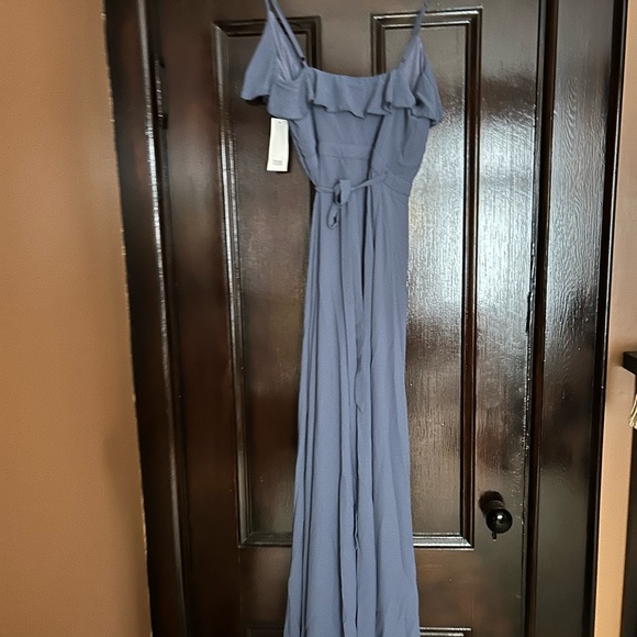 NWT Tobi slate bridesmaid wrap dress. - Picture 3 of 4
